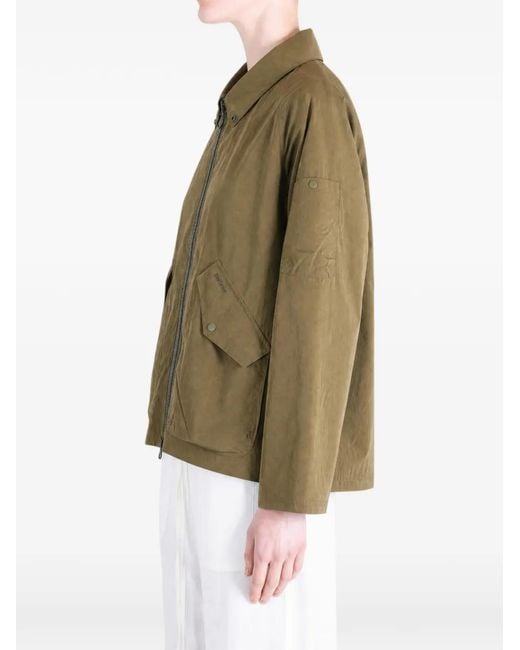 Barbour Green Re-Engineered Bomber Jacket