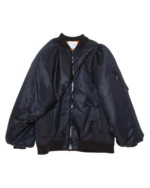Chaqueta con acabado satinado Yoshio Kubo de hombre de color Blue