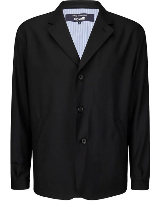 Comme des Garçons Blazer Met Enkele Rij Knopen in het Black voor heren
