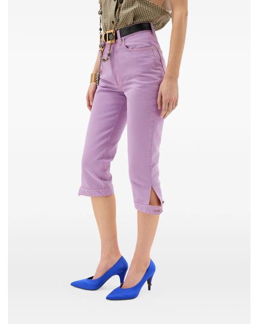 Vaqueros Capri Versace de color Purple