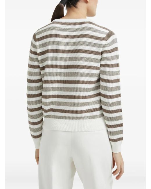 Jersey de algodón Brunello Cucinelli de color White