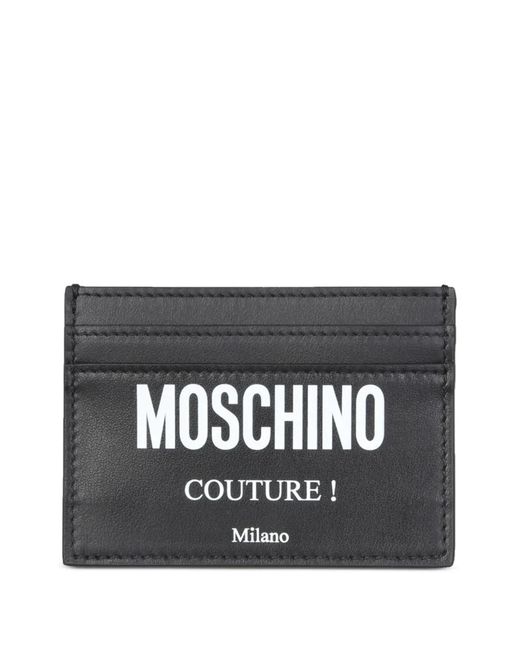 Moschino Pasjeshouder Met Logoprint in het Black voor heren