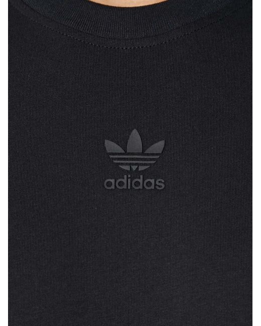 Adidas Logo-T-Shirt Mit Raglanärmeln in Black für Herren