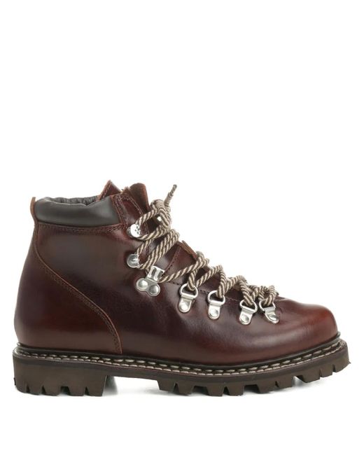 Paraboot Brown Avoriaz Lace-Up Leather Boots