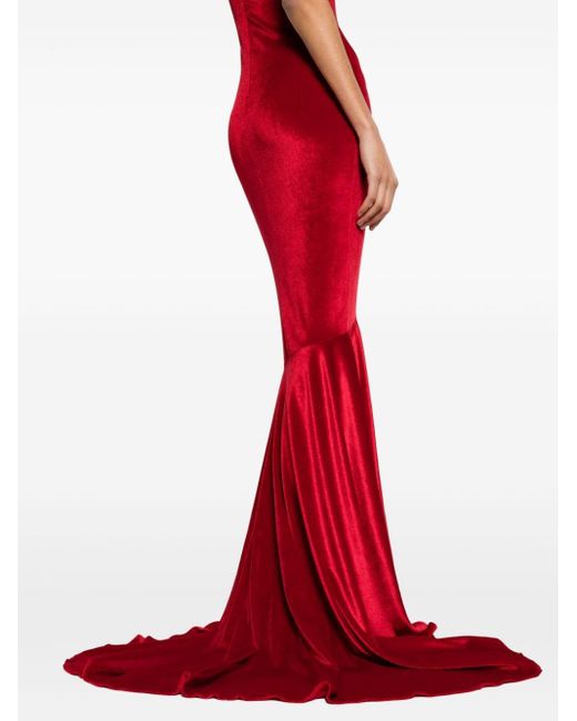 Vestido de fiesta estilo sirena Atu Body Couture de color Red