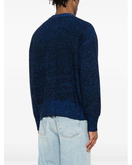 JUNTAE KIM Zweifarbiger Cardigan Mit Corsage in Blue für Herren