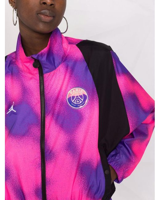 Nike Paris Saint Germain Spray Paint Jacket In Pink Lyst