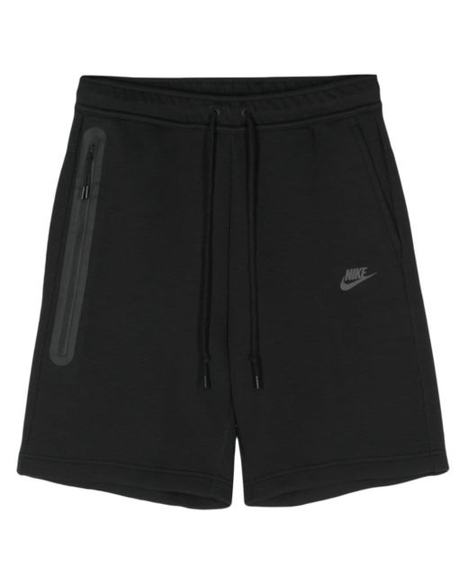 Pantalones cortos de chándal con logo Nike de hombre de color Black