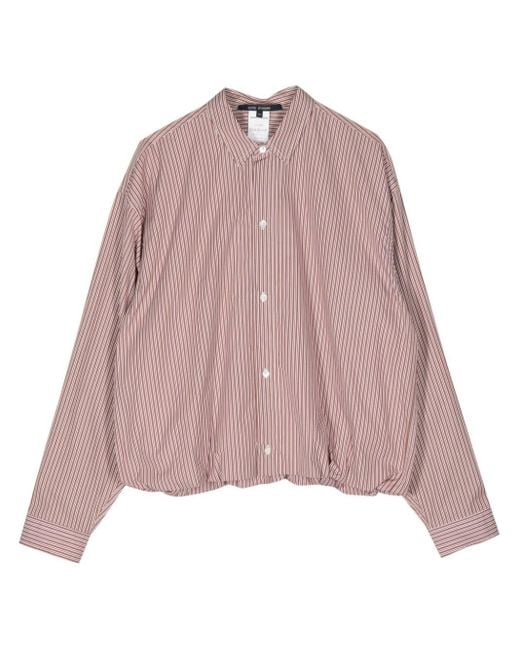 Striped long-sleeve shirt di Sofie D'Hoore in Pink