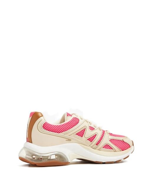 Michael Kors Pink Contrast-Panelled Sneakers