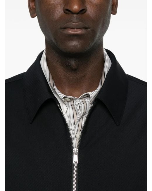 Boss Black Zip-Up Collared Jacket for men
