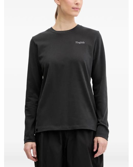 Haglöfs Black Ls Long-Sleeve T-Shirt