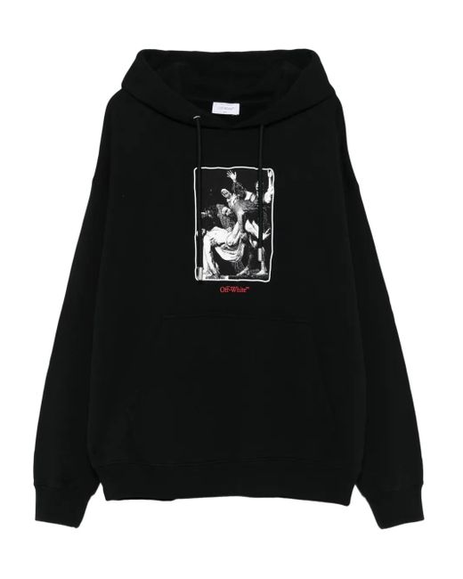 メンズ Off-White c/o Virgil Abloh グラフィック パーカー Black