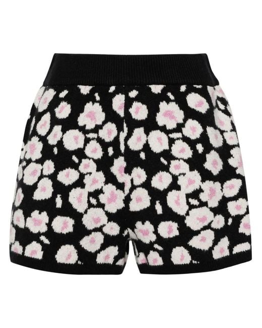 Ugg Black Shaina Leopard-Print Shorts