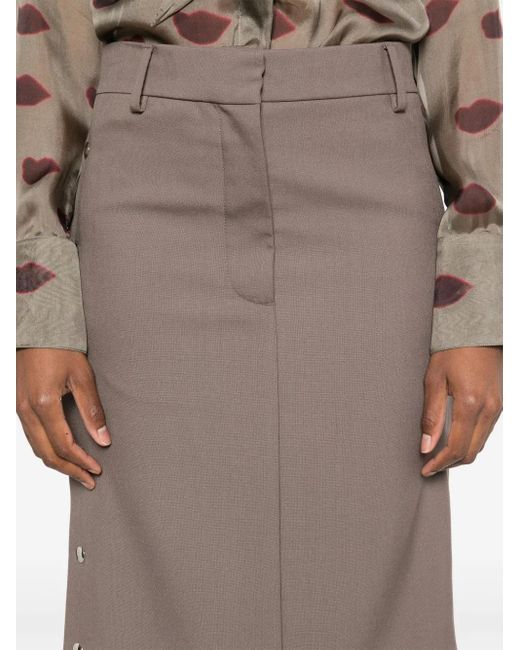 Stella McCartney Mini-Rok Met Studs in het Brown