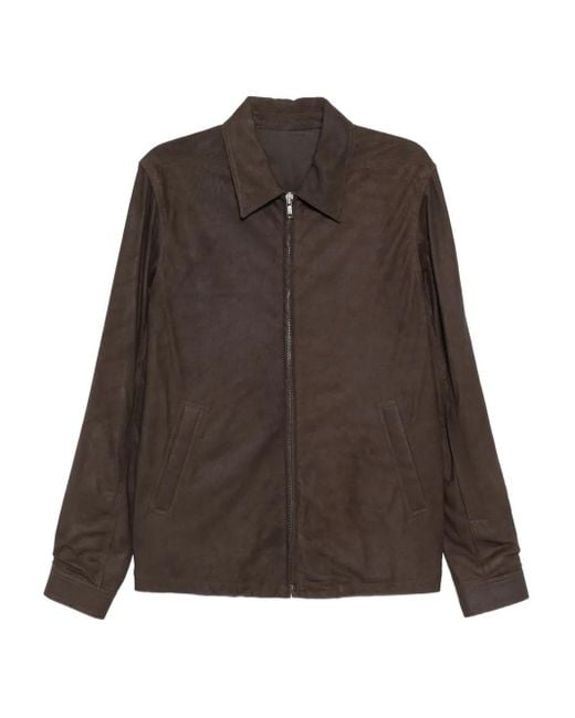 Rick Owens Brown Brad Jacket for men