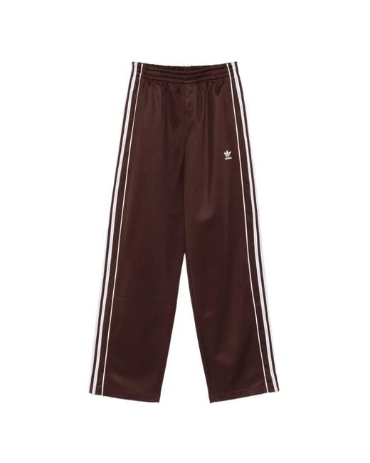 Wales Bonner Purple X Adidas Logo-Embroidered Side-Stripe Track Pants for men