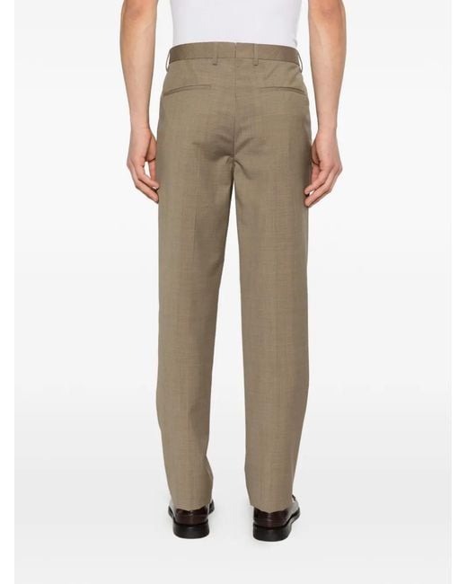 GTA Gray Silvio Pleated Trousers for men