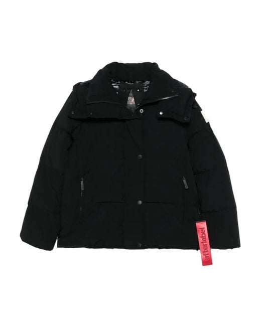 AFTER LABEL フーデッド ジャケット Black