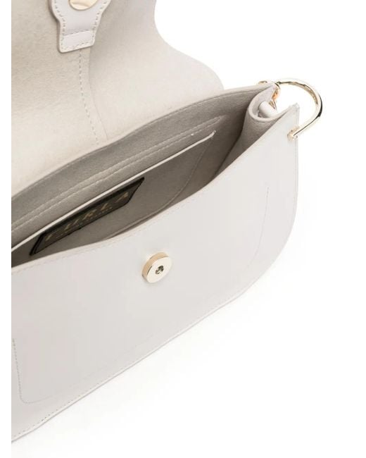 Bolso shopper Flow mediano Furla de color White