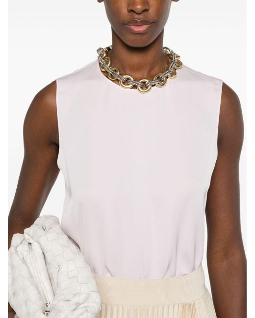 Theory White Shell Top