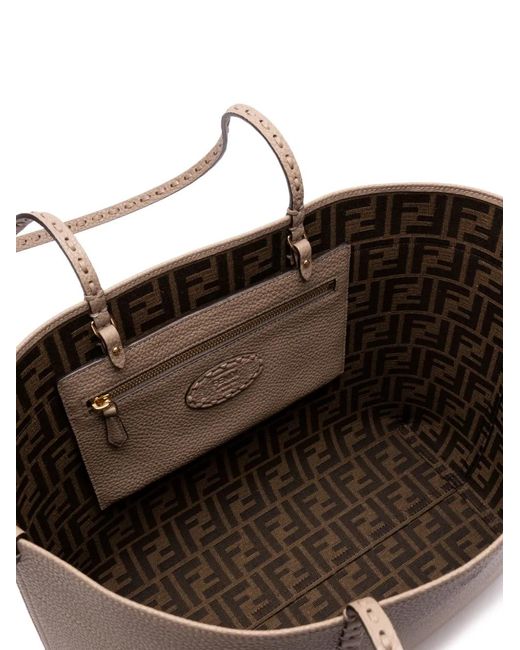 Fendi Brown Medium Roll Tote Handbag