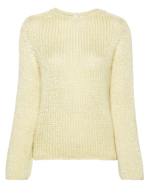 Forte Forte Natural Round-neck Chunky-knit Jumper