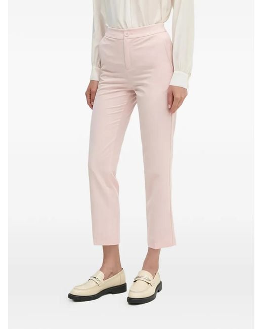 Benetton Pink Buttoned Tailored Trousers