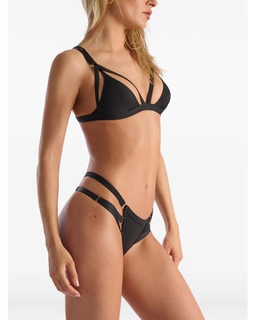 Maison Close Black Fatale Triangle Bikini Top