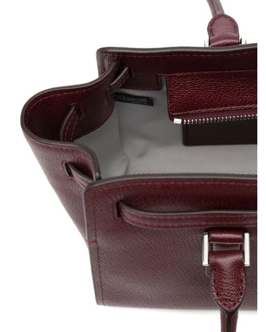 Michael Kors Purple Kleine Hamilton Handtasche