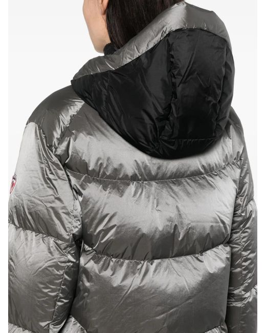 Rossignol Gray Daille Hooded Padded Jacket
