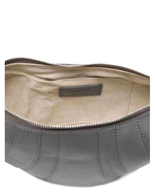 Lemaire Gray Croissant Schultertasche Mit Knoten