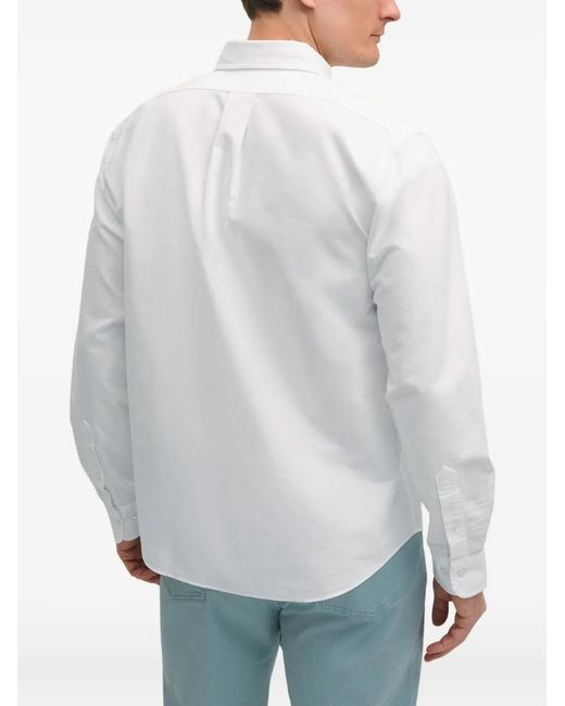 Brooks Brothers White Pocket Button Shirt for men