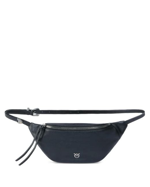 Pinko Blue Small Belt Bag Leather