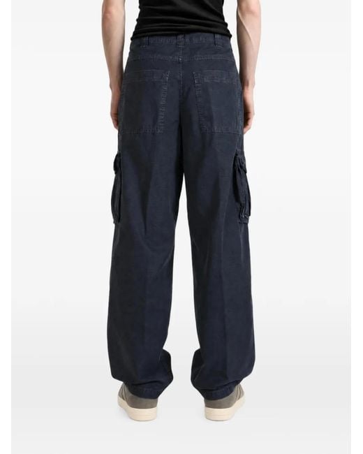 ERL Blue Ripstop Cargo Pants