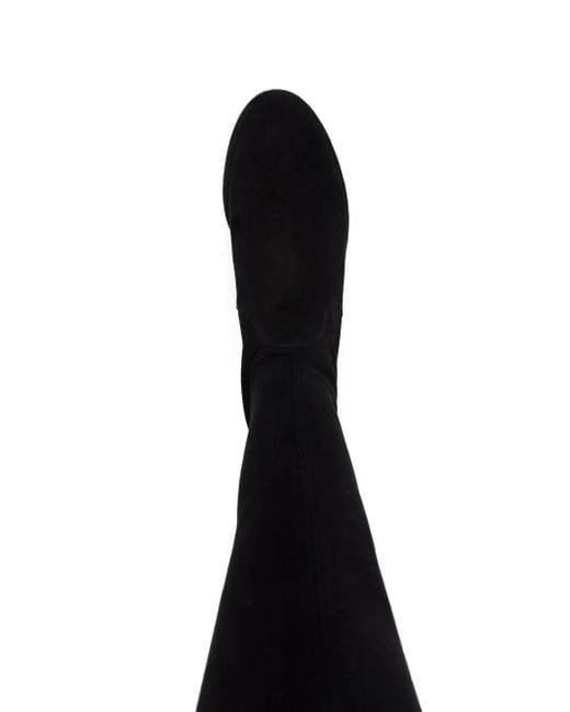 Bedforland Suede Knee High Boot Stuart Weitzman en coloris Black