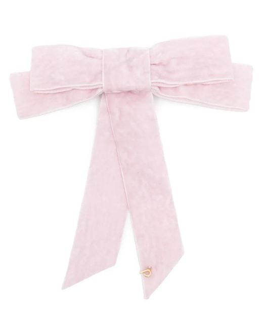 Parlor Pink Velvet Hair Clip