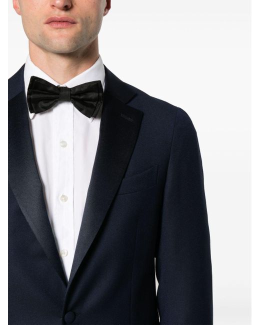 Corneliani Blue Single-breasted Dinner Suit for men
