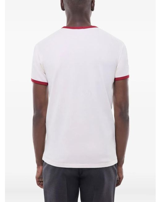 Fursac White Logo-Print T-Shirt for men