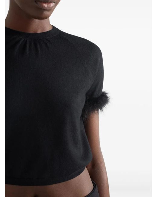 Prada Black Cashmere Top