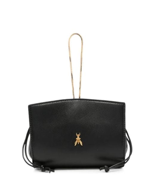 Patrizia Pepe Black Pochette À Plaque Logo