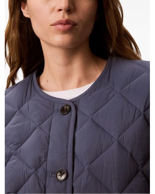 Calvin Klein Blue Quilted Jacket
