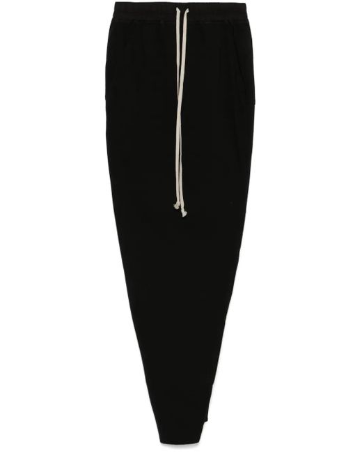 Rick Owens Black Drkshdw Cotton Long Skirt