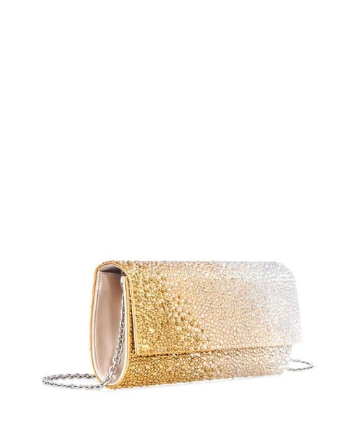 Judith Leiber Natural Perry Clutch Bag