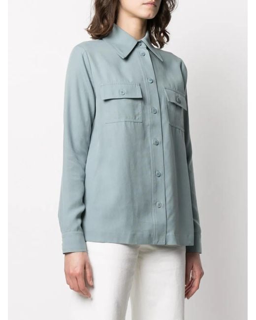 Remain Blue Classic Button-Up Shirt