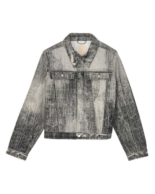 CAMPERLAB Gescheurd Denim Jack in het Gray
