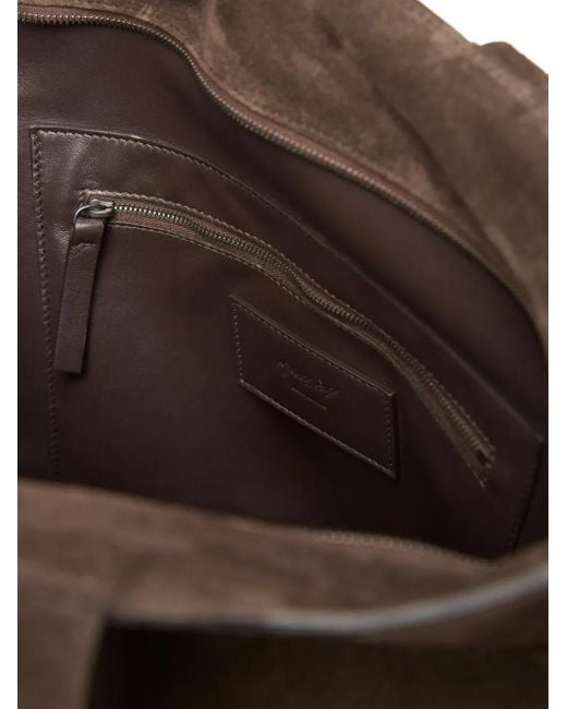 Marsèll Brown Vertico Suede Tote Bag