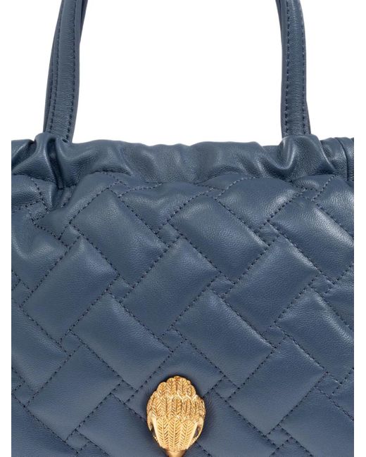 Kurt Geiger Kleine Kensington Gewatteerde Shopper in het Blue
