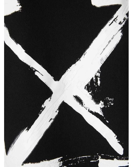 Off-White c/o Virgil Abloh Ink Arrow Skate Hoodie in het Black voor heren