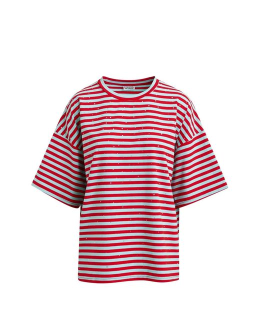 Essentiel Antwerp Red Joste Striped T-Shirt